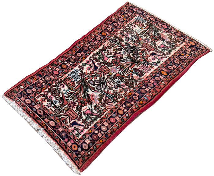 2.2x4.2 Vintage Persian Malayer Pictorial