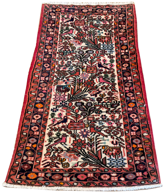 2.2x4.2 Vintage Persian Malayer Pictorial