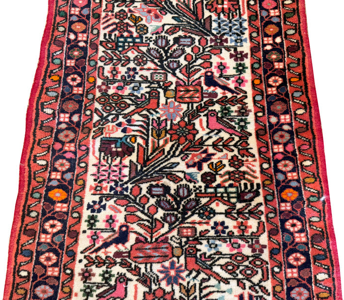 2.2x4.2 Vintage Persian Malayer Pictorial
