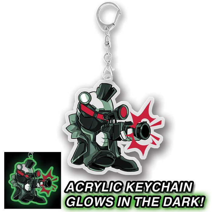 2B Damned - Night Watch Keychain GLOWS IN THE DARK *LIMITED STOCK*