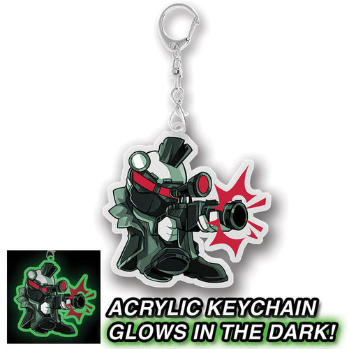 2B Damned - Night Watch Keychain GLOWS IN THE DARK *LIMITED STOCK*