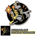 2BDamned - Night Watch Pin GLOWS IN THE DARK *LIMITED STOCK*