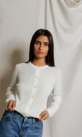ADA POINTELLE BUTTON DOWN L/S CARDIGAN