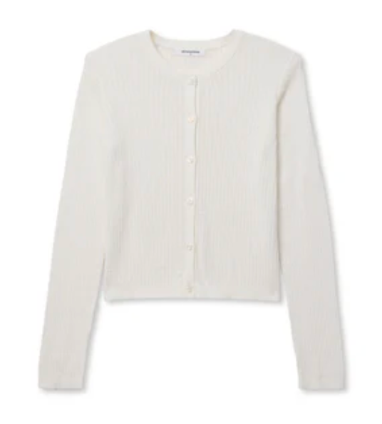 ADA POINTELLE BUTTON DOWN L/S CARDIGAN