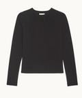 ALEJANDRA LONG SLEEVE TEE IN H. CHARCOAL