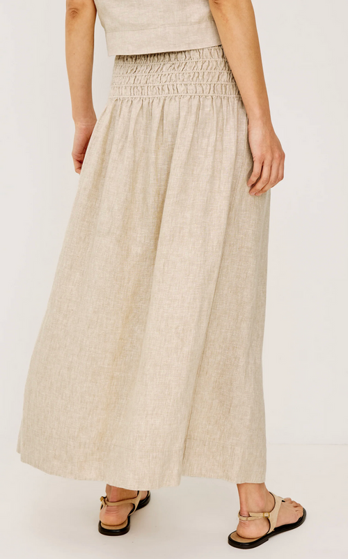 ALESSA IN HEATHERED FLAX