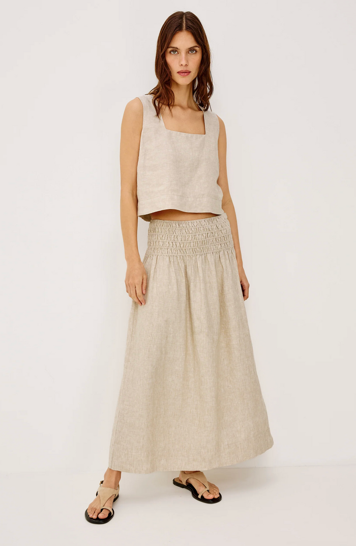 ALESSA IN HEATHERED FLAX