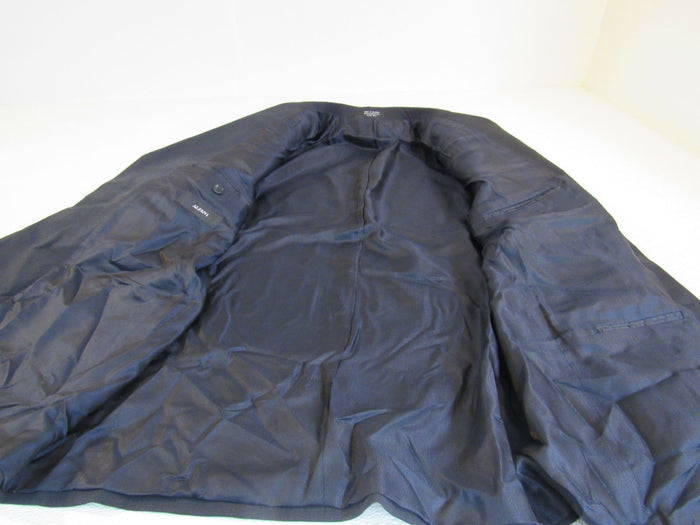 Alfani-Mens-Suit-Navy-Blue-Mini-Pin-Stripe-38W-X-32L-Pants-44-Chest-346 7