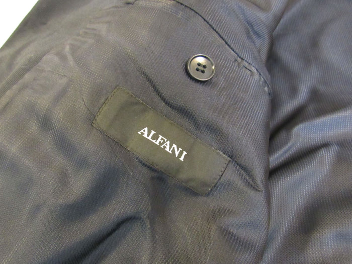 Alfani-Mens-Suit-Navy-Blue-Mini-Pin-Stripe-38W-X-32L-Pants-44-Chest-346 8