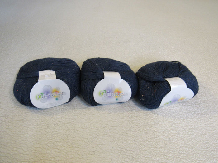 Alpaca-Yarn-Co-Glimmer-Yarn-Midnight-Blue-3-Skeins-Yards-Each-128 3