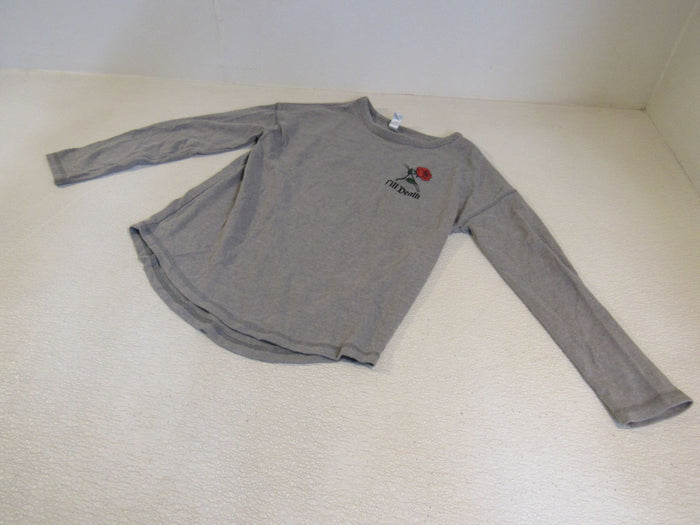 Alternative-Shirt-Gray-Till-Death-Pillage-Female-Adult-Size-S-Solid-374 1