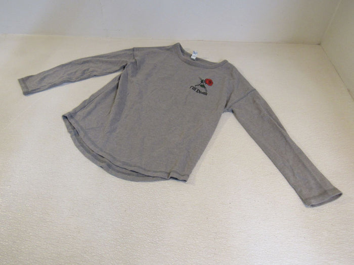 Alternative-Shirt-Gray-Till-Death-Pillage-Female-Adult-Size-S-Solid-374 2