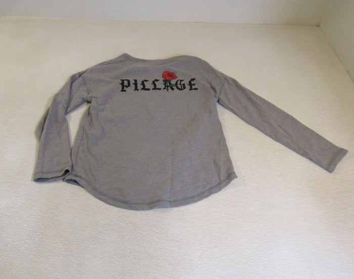 Alternative-Shirt-Gray-Till-Death-Pillage-Female-Adult-Size-S-Solid-374 5