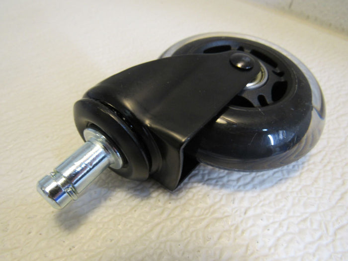 Amazon-Commercial-3-in-Transparent-Swivel-PU-Caster-Lot-of-5-Black-Max-65-lbs-234 6
