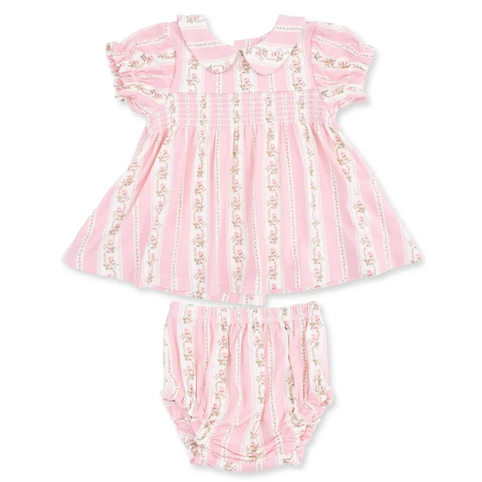 Angel Dear Antoinette Stripe - Smocked Dress Set