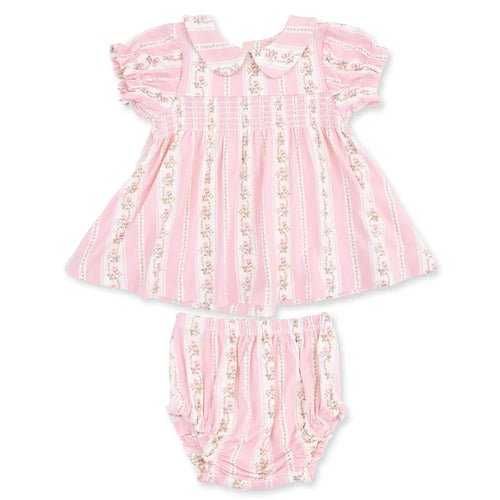 Angel Dear Antoinette Stripe - Smocked Dress Set