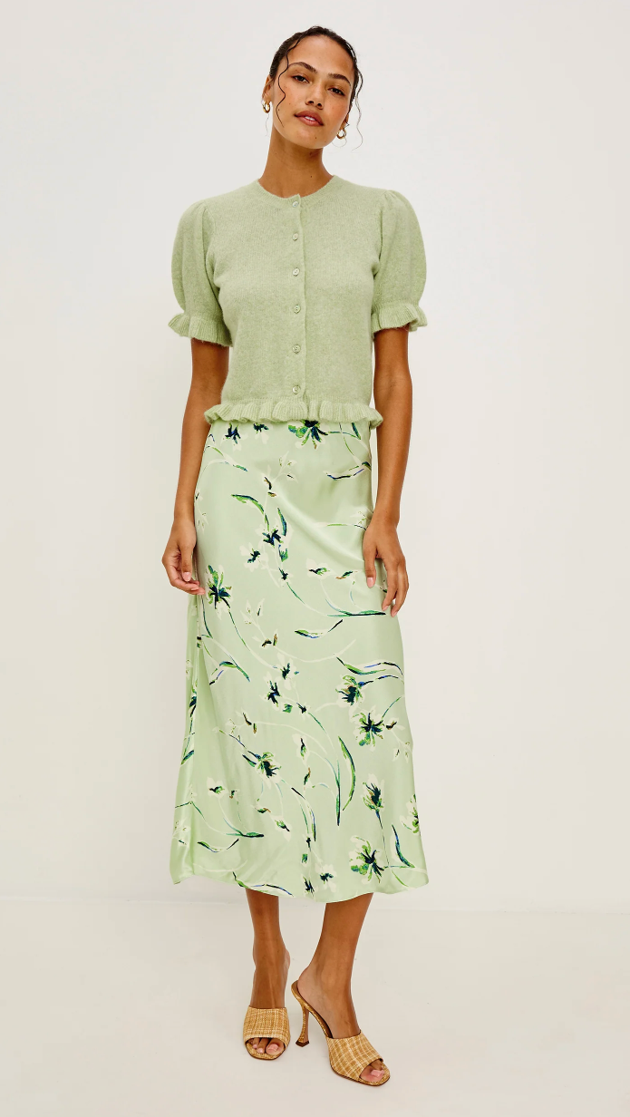 ANYA SKIRT IN MINT LINNEA