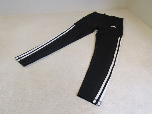 Adidas-Athletic-Leggings-Stripes-Size-S-Female-Adult-Size-S-Solid-266 1