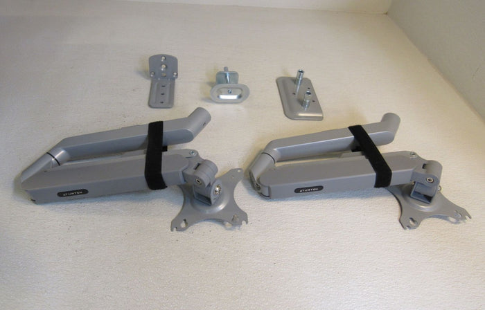 Atumtek-Dual-Monitor-Gas-Spring-Desk-Mount-Stand-Silver-30-lb-Max-ATMR089-110 5