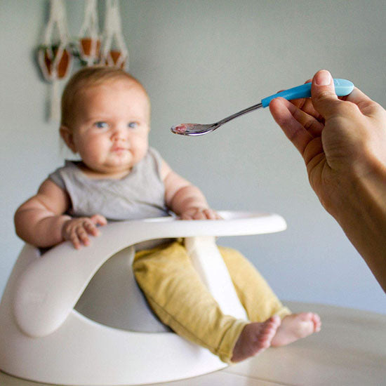 Avanchy Stainless Steel Infant Feeding Spoons (2 Pack) - Black_thumb3