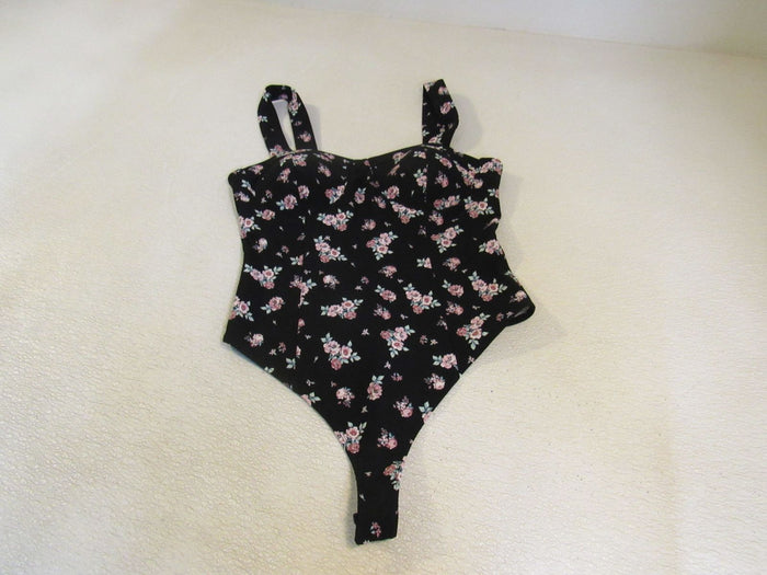 Bar-III-Thong-Bodysuit-Female-Adult-Size-M-Floral-338 2