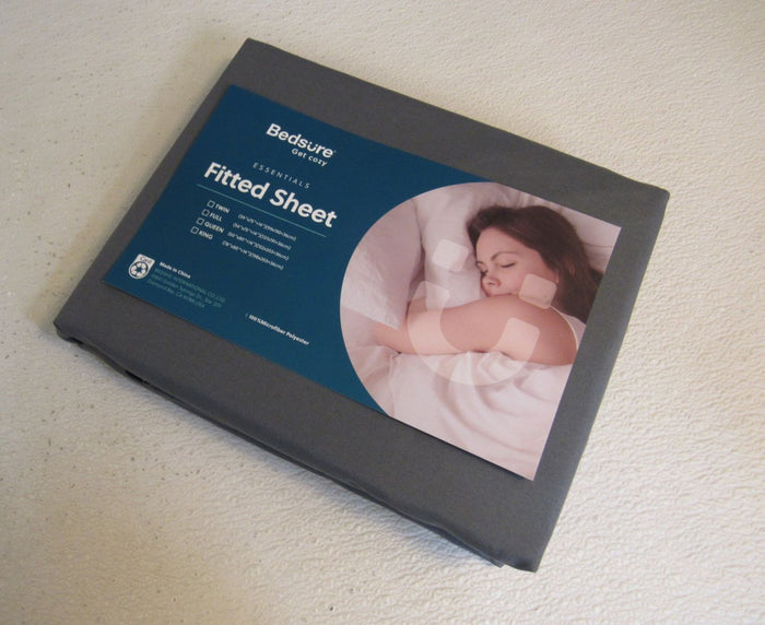 Bedsure-Get-Cozy-Essentials-Full-Fitted-Sheet-54-in-x-75-in-x-14-in-Gray-584 2