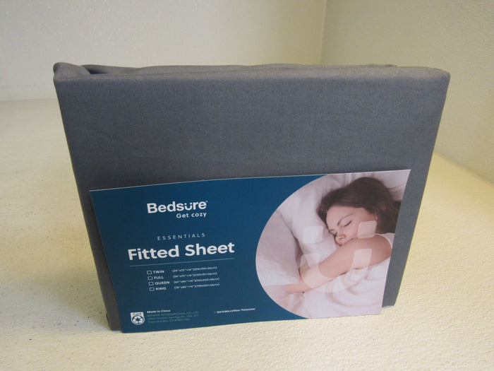 Bedsure-Get-Cozy-Essentials-Full-Fitted-Sheet-54-in-x-75-in-x-14-in-Gray-584 4