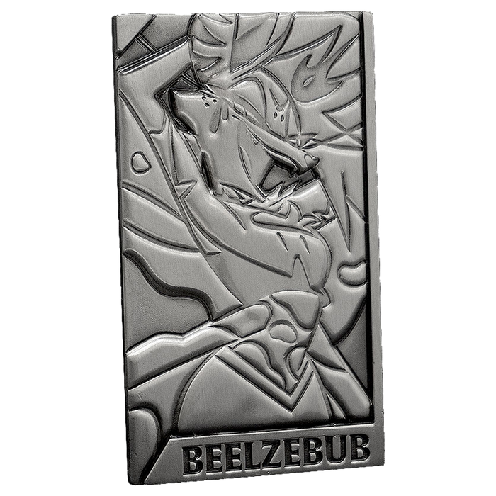 Beelzebub Silver Plated Metal Collectible Card *CLEARANCE*