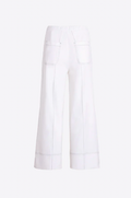 BETI WID LEG TROUSERS IN WHITE