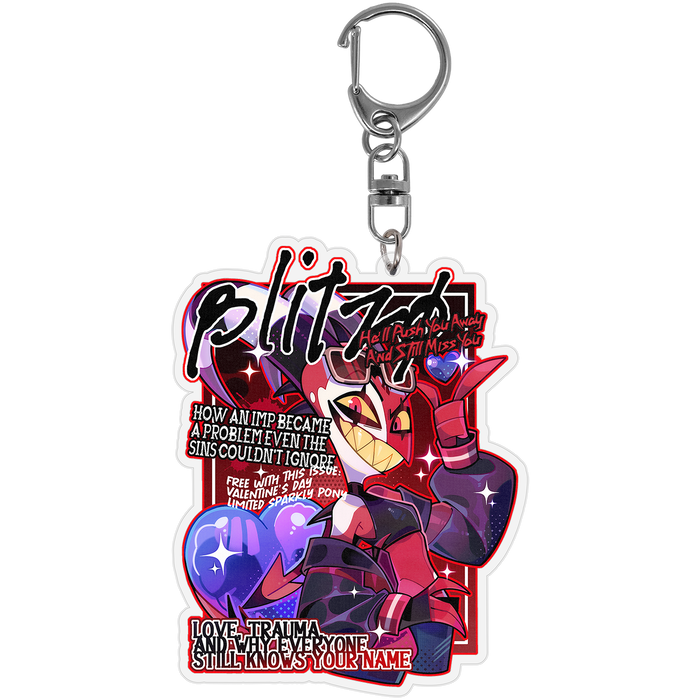 Blitz - Key To My Heart Keychain *LAST CHANCE*