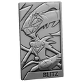 Blitz Silver Plated Metal Collectible Card *CLEARANCE*