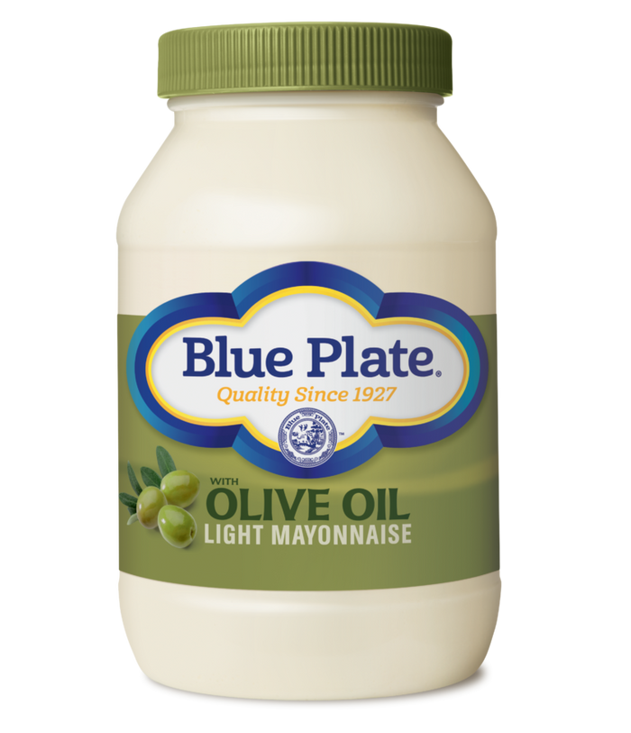 Blue Plate Olive Oil Mayonnaise 30oz - Louisiana Light Olive Oil Mayo