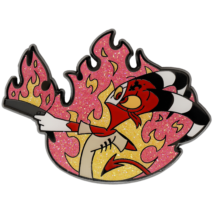 Breakfast Blitz - Glitter Enamel Pin *LIMITED STOCK*