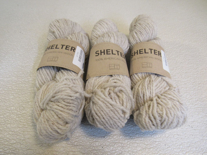 Brooklyn-Tweed-Shelter-Yarn-Fossil-Beige-3-Skeins-140-Yards-Each-718 3