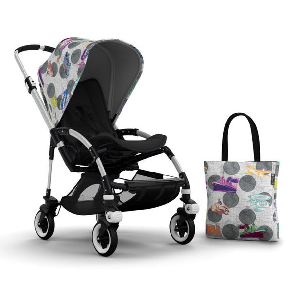 Bugaboo Bee 3 Andy Warhol Accessory Pack - Globetrotter/Dark Grey Main Image