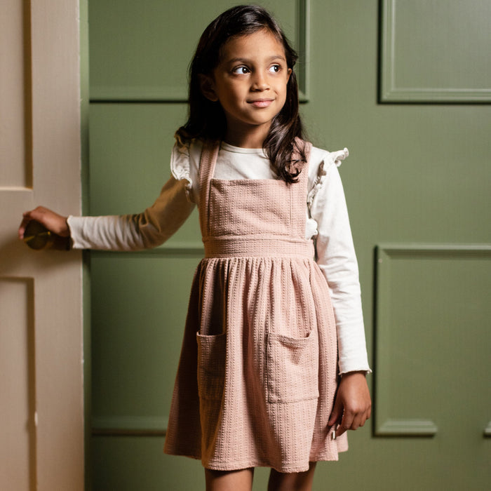 Burts Bees Dotted Rib Pink Feldspar Dress