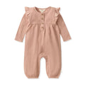 Burts Bees Ribbed Pointelle Jumpsuit