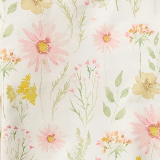 Burts Bees Wild Floral Organic Cotton Footed sleeper