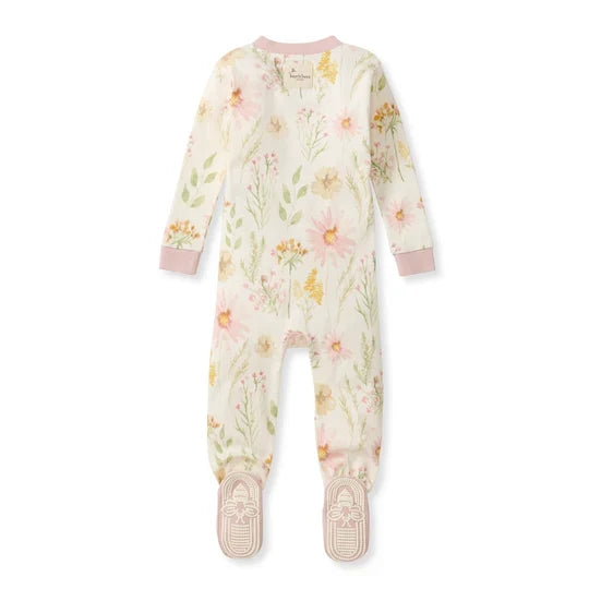 Burts Bees Wild Floral Organic Cotton Footed sleeper