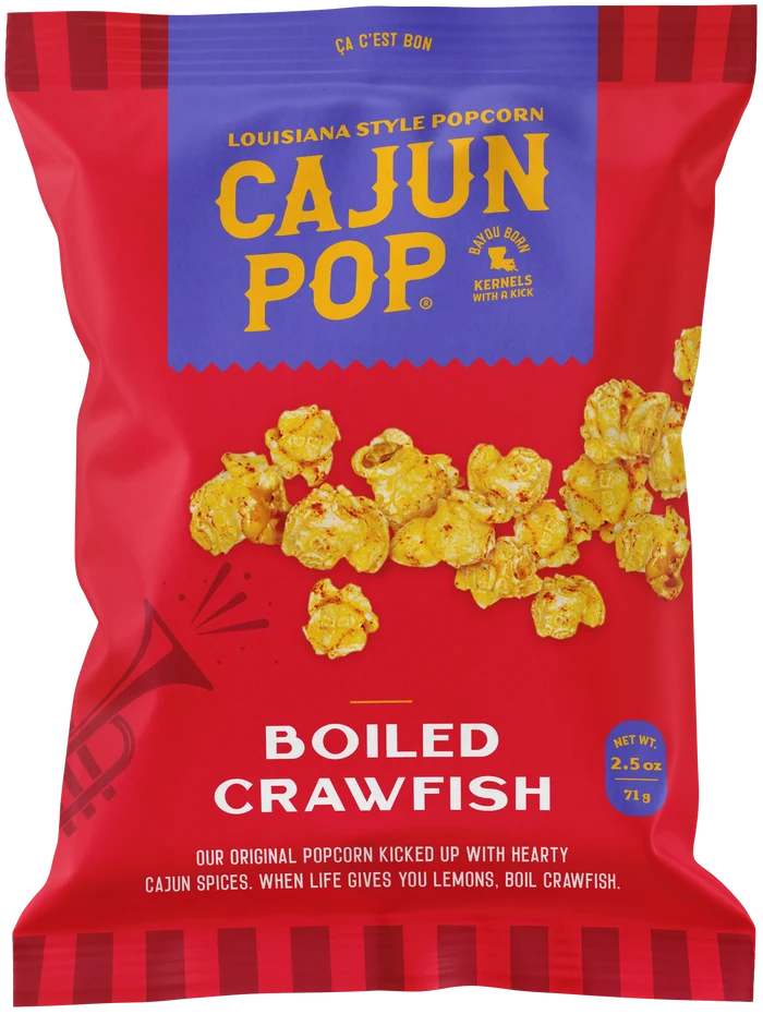 NolaCajun Cajun Pop Popcorn Boiled Crawfish Louisiana Cajun Snack New Orleans