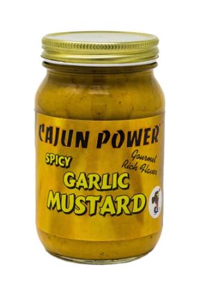 NolaCajun Cajun Power Spicy Garlic Mustard Louisiana Cajun Condiment New Orleans