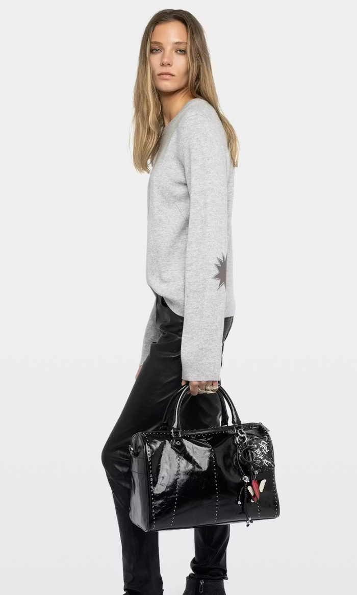 CARA LC PATCH IN LIGHT GREY