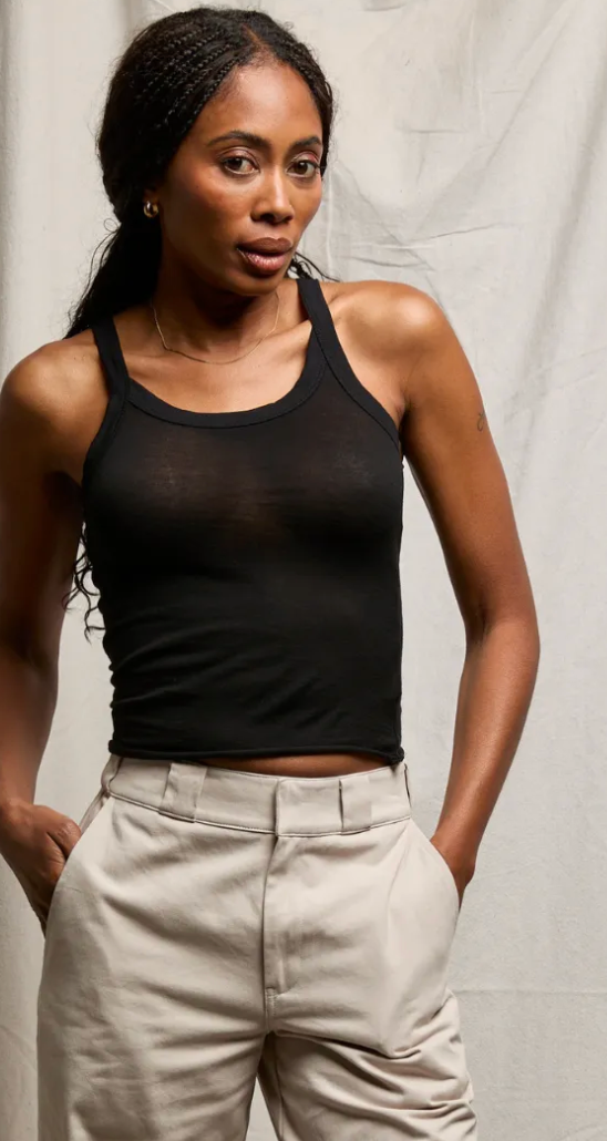 CARMEN LIGHT FRENCH JERSEY TANK