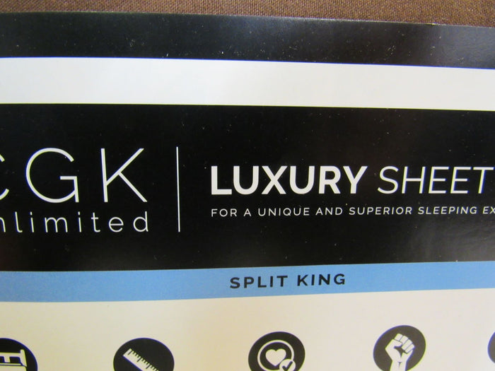CGK-Unlimited-Luxury-Split-King-Sheet-4-pc-Set-Brown-Wrinkle-and-Stain-Resistant-592 5