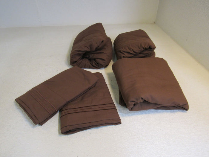 CGK-Unlimited-Luxury-Split-King-Sheet-4-pc-Set-Brown-Wrinkle-and-Stain-Resistant-592 8