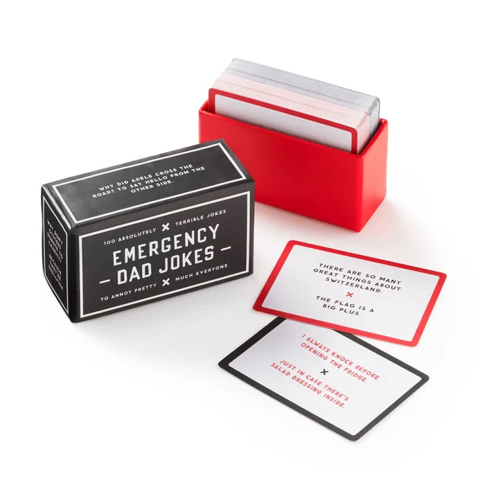 Chronicle Books Brass Monkey Emergency Dad Jokes