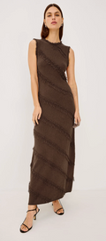 CLAUDIA DRESS IN CINNAMON