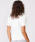 CLOUD JERSEY S/S V-NECK IN WHITE
