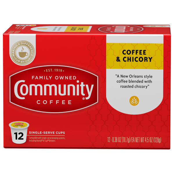 NolaCajun Community Coffee and Chicory Single Serve Cups Louisiana Coffee New Orleans