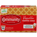 NolaCajun Community Coffee Vanilla Waffle Cone Single Serve Cups Louisiana Coffee New Orleans
